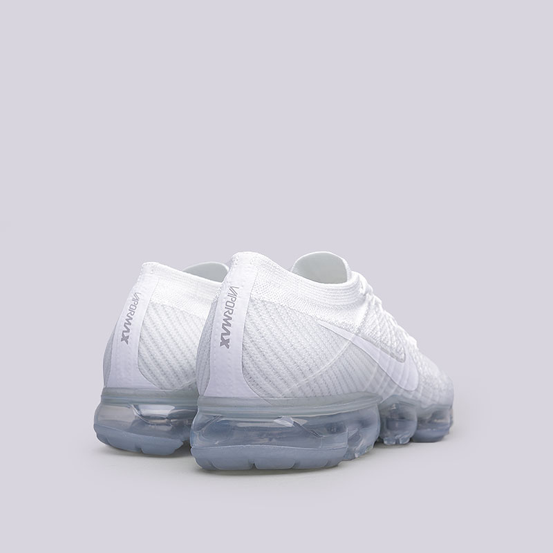 мужские белые кроссовки Nike Air VaporMax Flyknit 849558-100 - цена, описание, фото 4